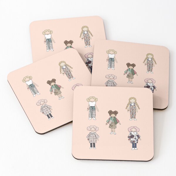 Item preview, Cute Handmade Rag Doll Collection Sticker Pack designed and sold by ubborn.