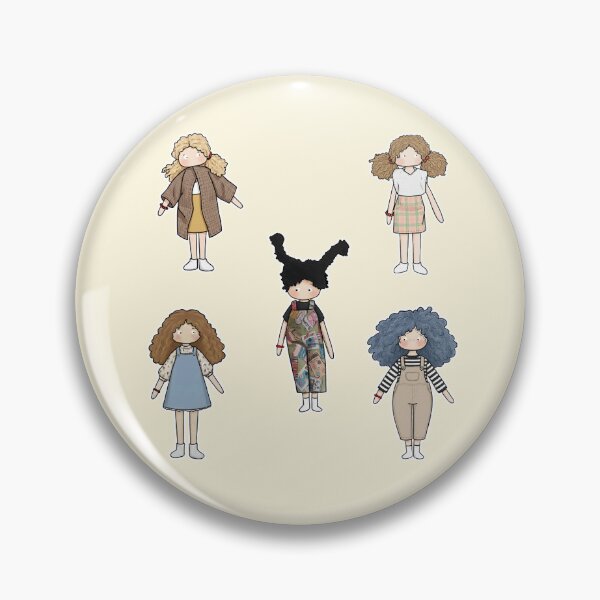 Item preview, Handmade Doll Collection - AI Illustrated Sticker Pack designed and sold by ubborn.