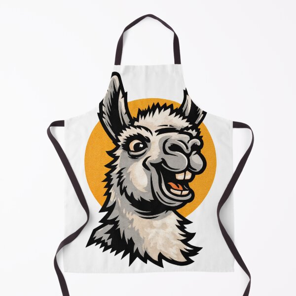 Item preview, Playful Llama – Cartoon Charm designed and sold by ForeverPrintsOK.