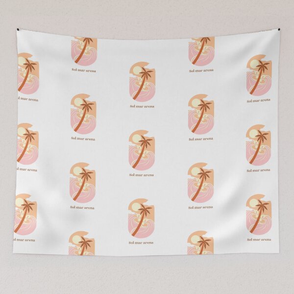 Item preview, SOL MAR ARENA PRESENT T SHIRT designed and sold by PapillonTextiles.