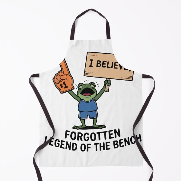 Item preview, Funny Athletic Frog Benchwarmer designed and sold by Floomart.