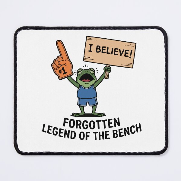 Item preview, Funny Athletic Frog Benchwarmer designed and sold by Floomart.