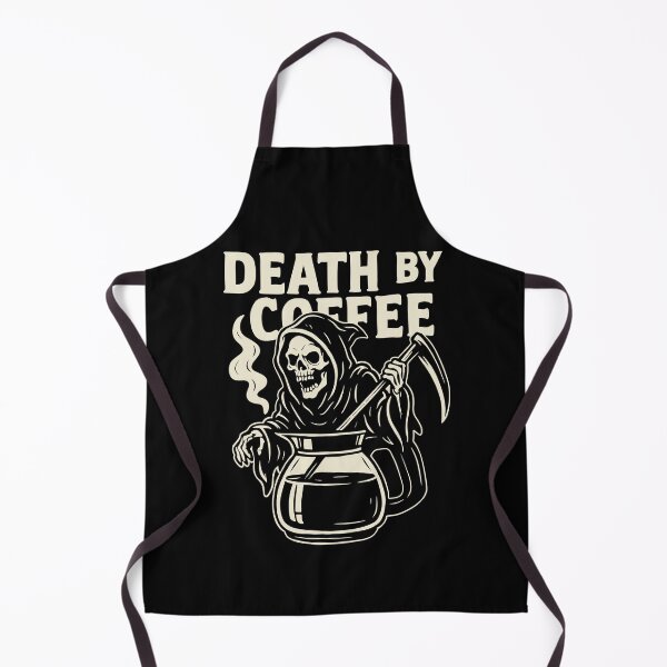Item preview, Death By Coffee Reaper designed and sold by ChunkByChunk.