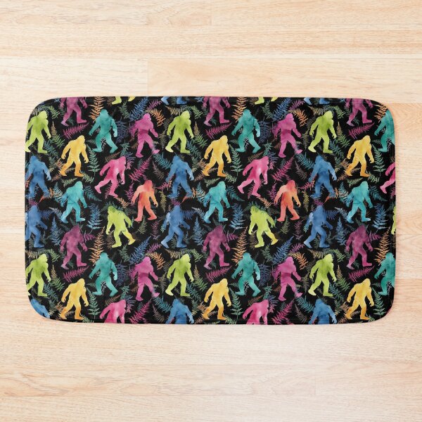 Item preview, Bigfoot Sasquatch Colors Throw Blanket  designed and sold by candiscamera.