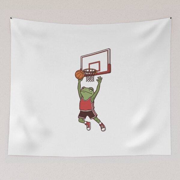 Item preview, Basketball Frog Dunking Mascot designed and sold by Floomart.