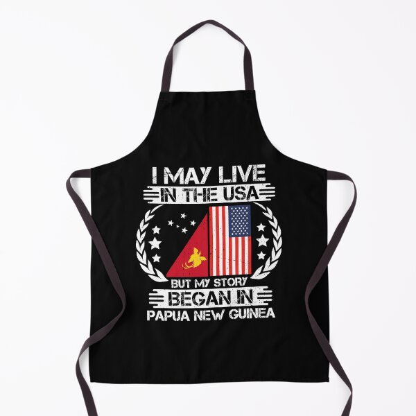 Item preview, I May Live In The USA But My Story Began In Papua New Guinea designed and sold by CosmoKitsch.
