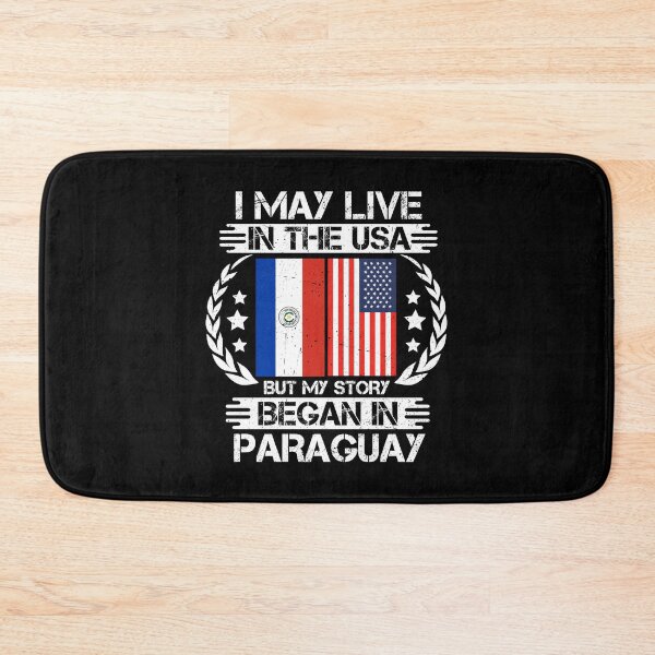 Item preview, I May Live In The USA But My Story Began In Paraguay   designed and sold by CosmoKitsch.