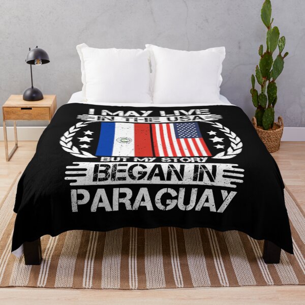 Item preview, I May Live In The USA But My Story Began In Paraguay   designed and sold by CosmoKitsch.