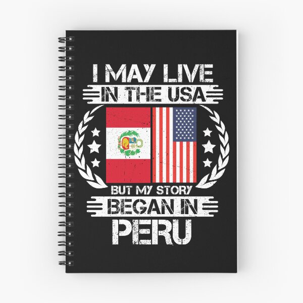Item preview, I May Live In The USA But My Story Began In Peru  designed and sold by CosmoKitsch.