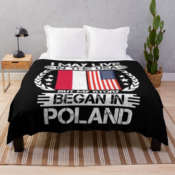 Item preview, I May Live In The USA But My Story Began In poland  designed and sold by CosmoKitsch.