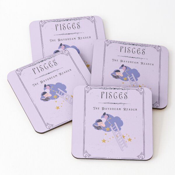 Item preview, Bookish Zodiac | Pisces - The Daydream Reader designed and sold by Nyxander's Bookish Catalogue.