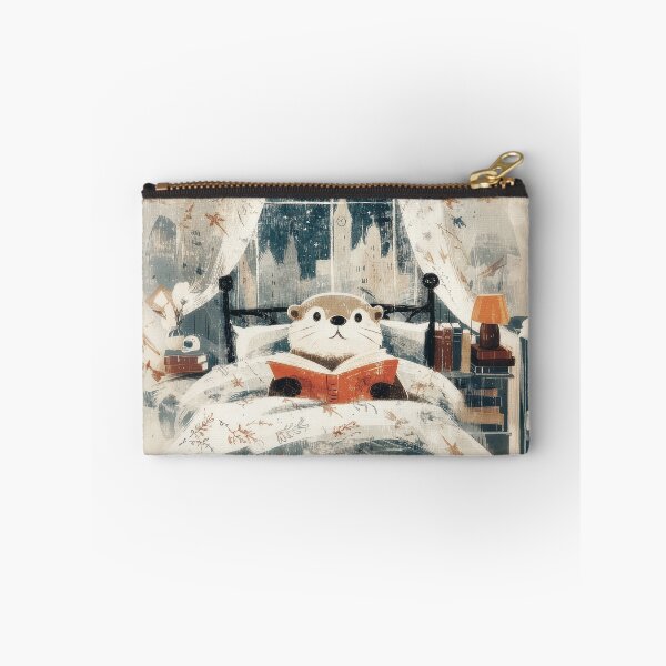 Item preview, Cozy Night Reading Otter designed and sold by Dusk Atelier.
