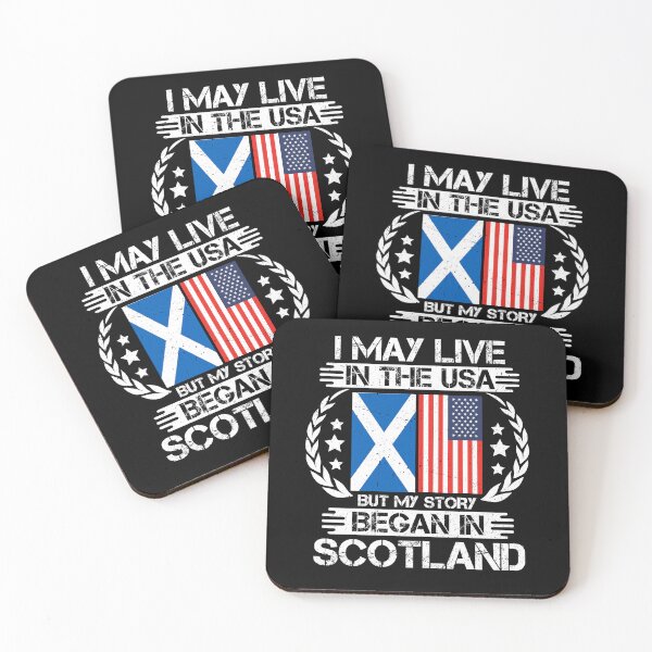 Item preview, I May Live In The USA But My Story Began In Scotland designed and sold by CosmoKitsch.