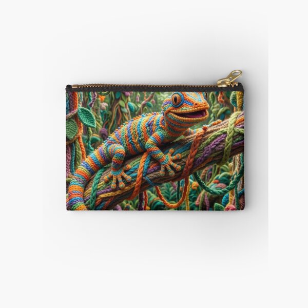 Item preview, Happy Yarn Gecko in a Yarn Forest designed and sold by Tridentulus.