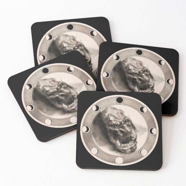 Item preview, Dark Bestiary Sigil – Orc Skull (Ancient Paper) designed and sold by Alessandro Buffa Artist.