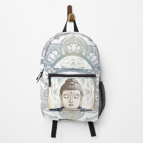Item preview, Buddha Padma Watercolor - Fawn Earth Dusk - Rainbow Sunset Halo designed and sold by Irene Estelle.