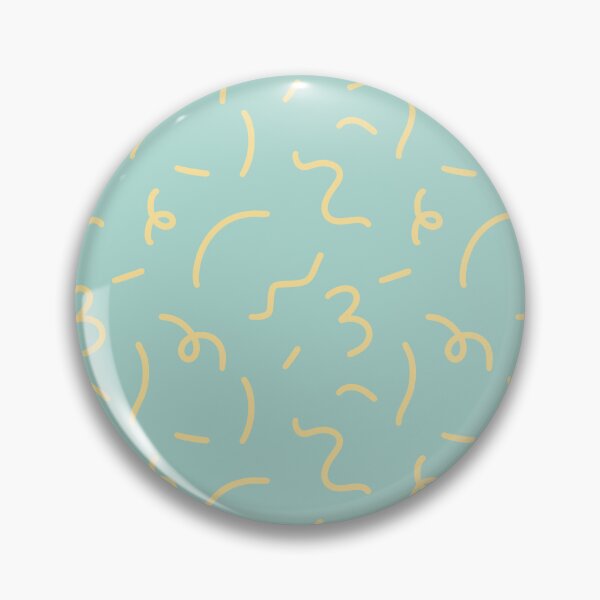 Item preview, Squiggles Pattern Teal designed and sold by The Innocent Ghost Project.