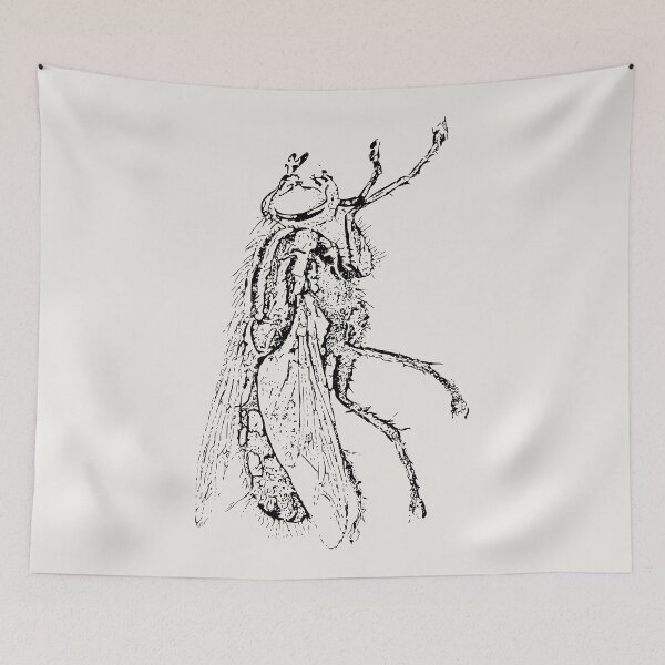 Item preview, Right Side Fly - (#F0EEE9) designed and sold by The Stippler Process.