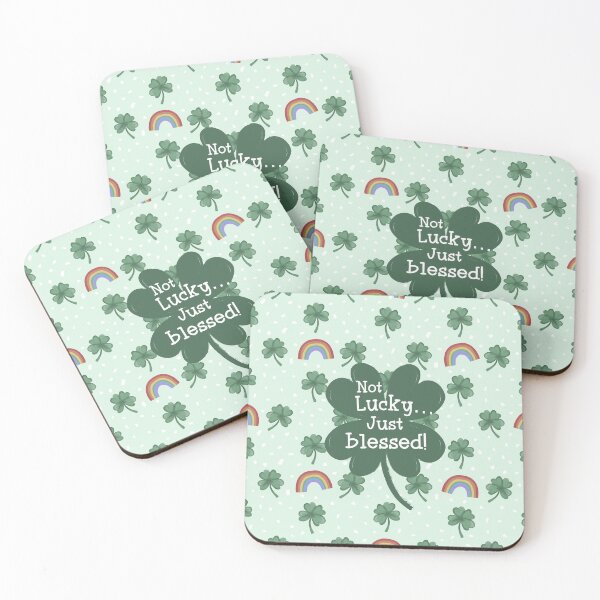 Item preview, Not Lucky, Just Blessed! designed and sold by Willow & Grace Designs.