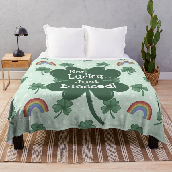 Item preview, Not Lucky, Just Blessed! designed and sold by Willow & Grace Designs.