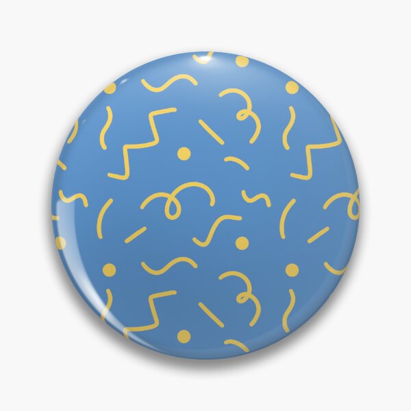 Item preview, Squiggles and Spots Pattern Blue designed and sold by The Innocent Ghost Project.