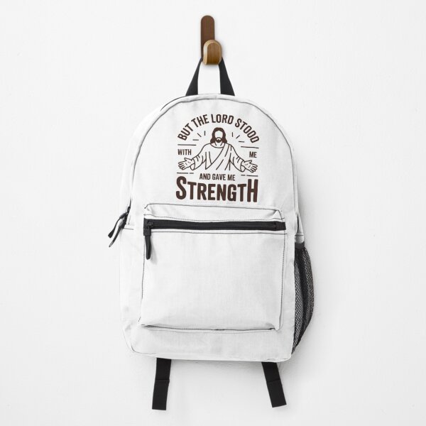 Item preview, The Lord Stood With Me And Gave Me Strength Christian Design designed and sold by HahaHandlesHub.