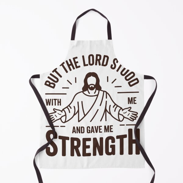 Item preview, The Lord Stood With Me And Gave Me Strength Christian Design designed and sold by HahaHandlesHub.