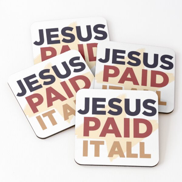Item preview, Jesus Paid It All Typography designed and sold by Dreprogress.