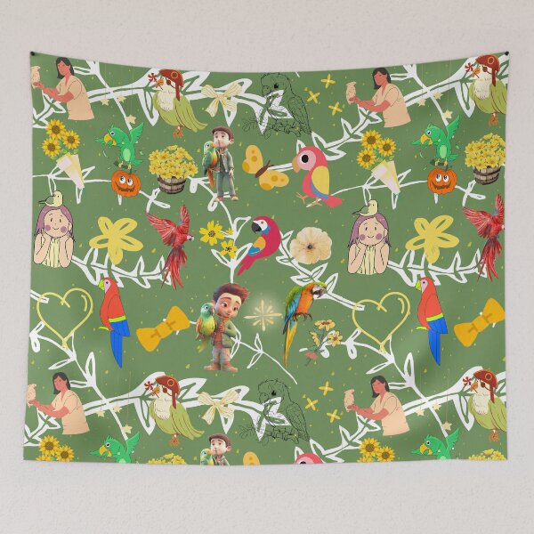 Item preview, tropical parrot designed and sold by Oits.