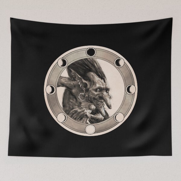 Item preview, Dark Bestiary Sigil – Goblin (Ancient Paper) designed and sold by Alessandro Buffa Artist.