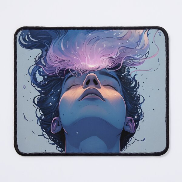 Item preview, Dream Release – Surreal Mind Smoke Cosmic Portrait designed and sold by AureaVibes.