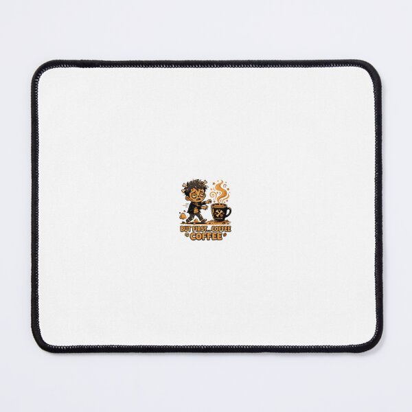 Item preview, But First… Coffee Zombie | Cute Dark Humor Kawaii Sticker designed and sold by DmaarGroup.