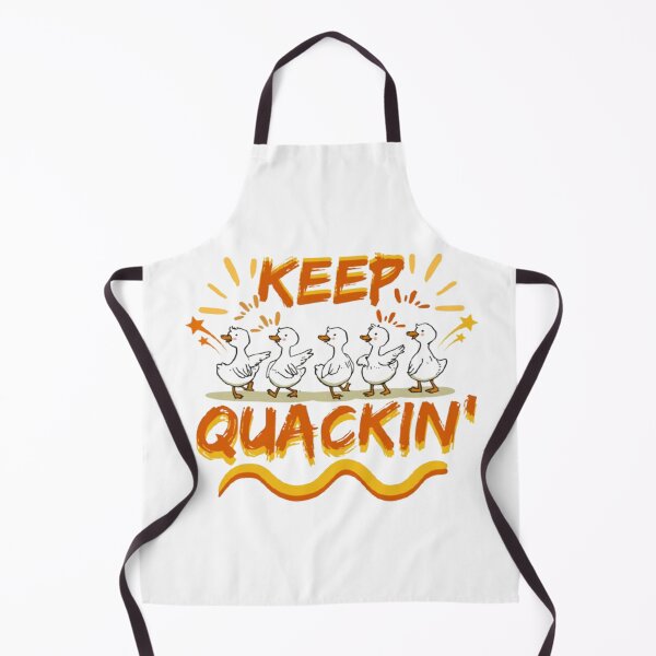 Item preview, Keep Quackin' (Dancing) Funny Duck Pun designed and sold by CamilasPrints.