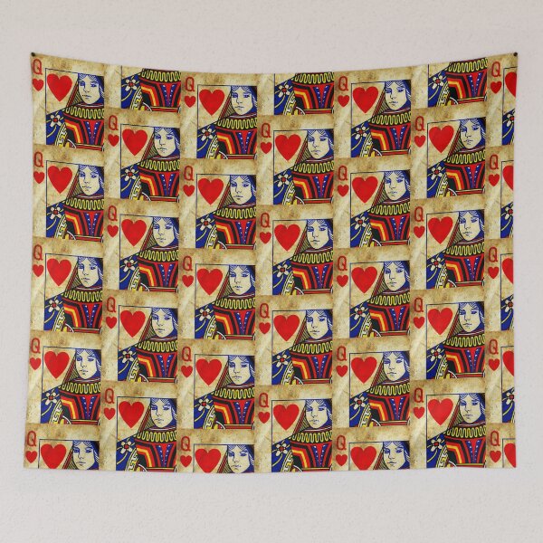 Item preview, Vintage Queen of Hearts Playing Card designed and sold by Kiddygifts.