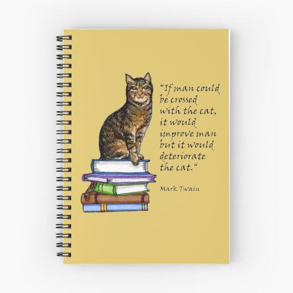Item preview, Mark Twain Respected Cats designed and sold by KatydidKay.
