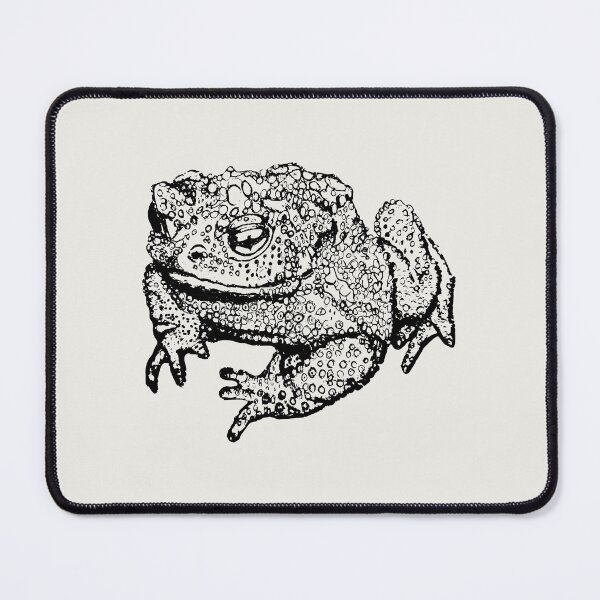 Item preview, Toad Thinking - (#F0EEE9) designed and sold by The Stippler Process.