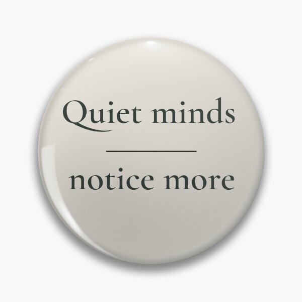 Item preview, Quiet Minds Notice More  designed and sold by Calmersion Life.