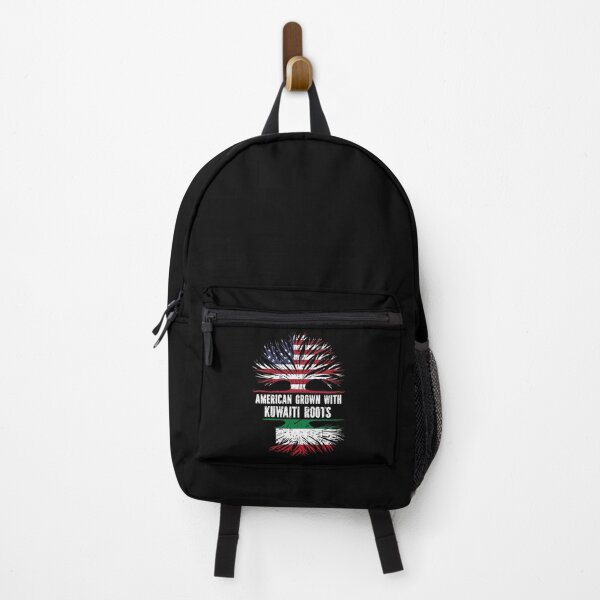Item preview, American Grown with Kuwaiti Roots USA Flag designed and sold by CosmoKitsch.
