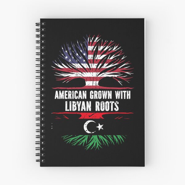 Item preview, American Grown with Libyan Roots USA Flag designed and sold by CosmoKitsch.