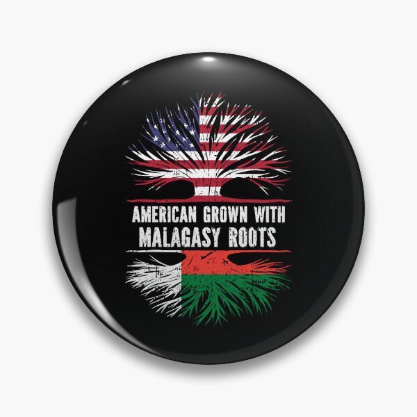 Item preview, American Grown with Malagasy Roots USA Flag designed and sold by CosmoKitsch.