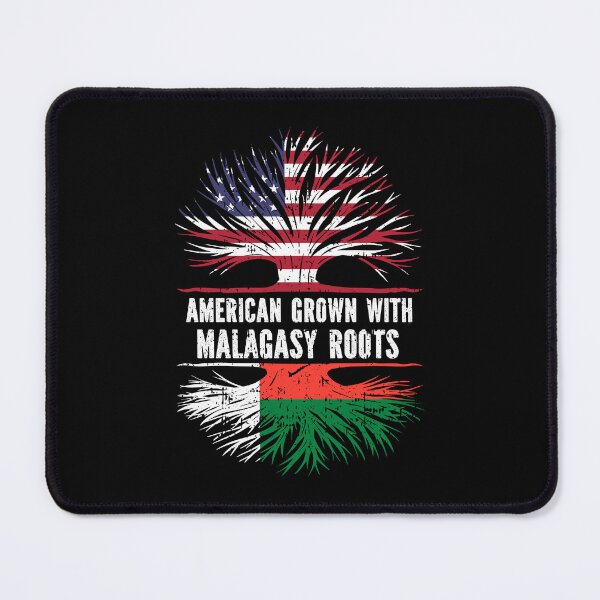 Item preview, American Grown with Malagasy Roots USA Flag designed and sold by CosmoKitsch.