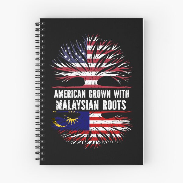 Item preview, American Grown with Malaysian Roots USA Flag designed and sold by CosmoKitsch.