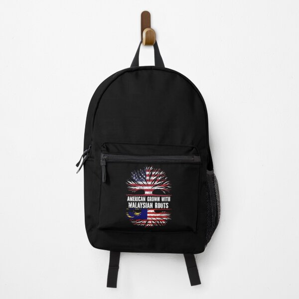 Item preview, American Grown with Malaysian Roots USA Flag designed and sold by CosmoKitsch.