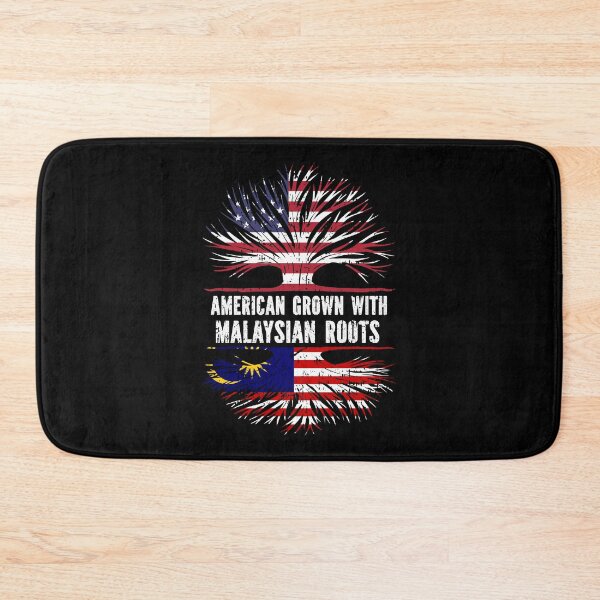 Item preview, American Grown with Malaysian Roots USA Flag designed and sold by CosmoKitsch.