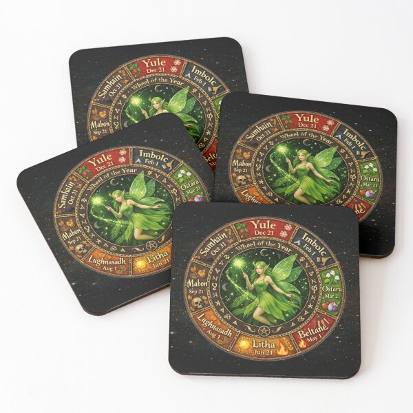 Item preview, Wheel of the Year – Enchanted Pagan Fairy Calendar designed and sold by MysticOzzy.