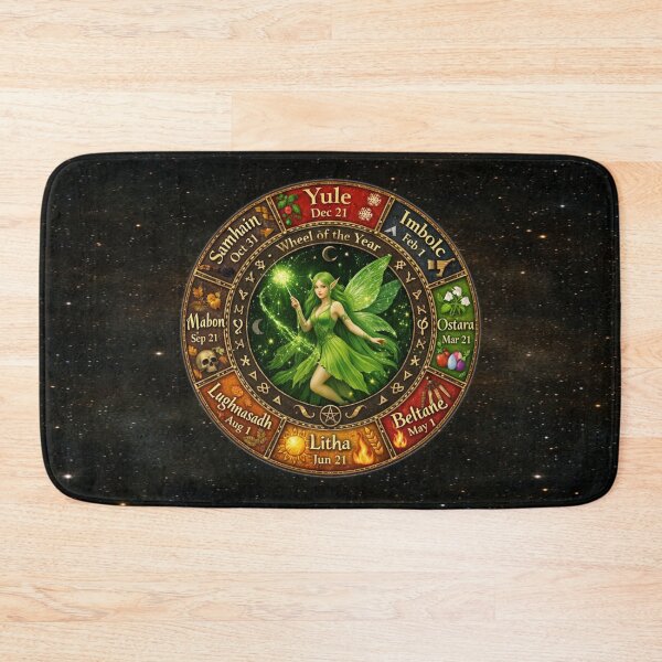 Item preview, Wheel of the Year – Enchanted Pagan Fairy Calendar designed and sold by MysticOzzy.