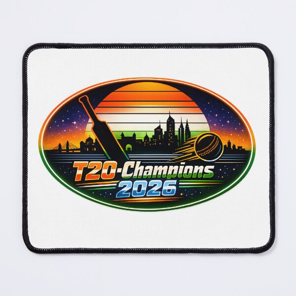 Item preview, T20 Cricket Champions 2026 Mumbai Skyline designed and sold by MimsTees.