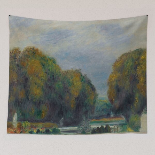 Item preview, Versailles by Pierre-Auguste Renoir: Tranquil Impressionist Garden Landscape Poster designed and sold by artofuniverse.