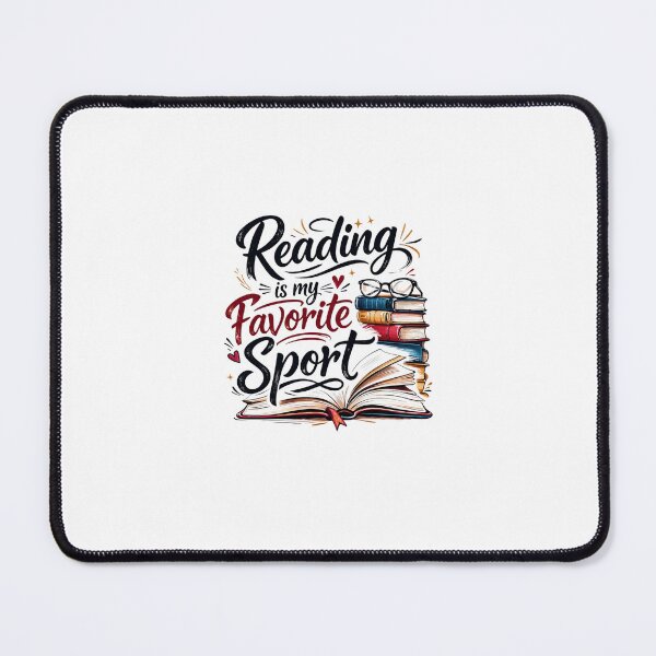 Item preview, Reading Is My Favorite Sport Book Lover Typography Design for girls and men and boyd designed and sold by bilal sibgui.