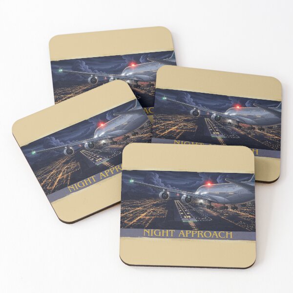 Item preview, Airplane Night Approach  designed and sold by EMaviation_.